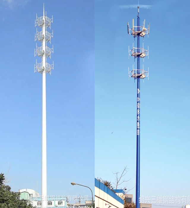 Steel Structure Communication Tower for Construction