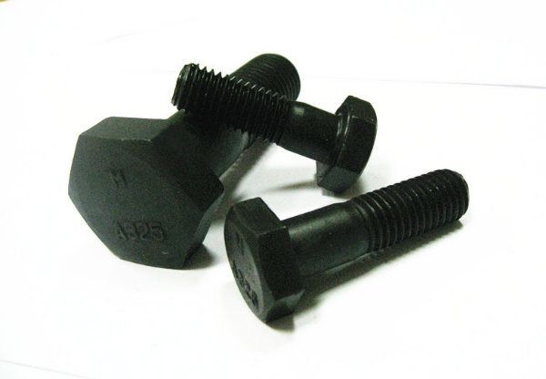 A325 Heavy Hex Bolt with Black