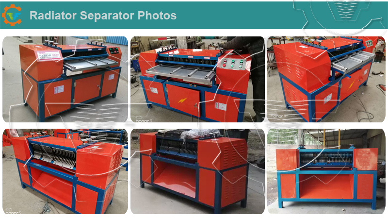 Electric Power Scrap Radiator Recycling Machine