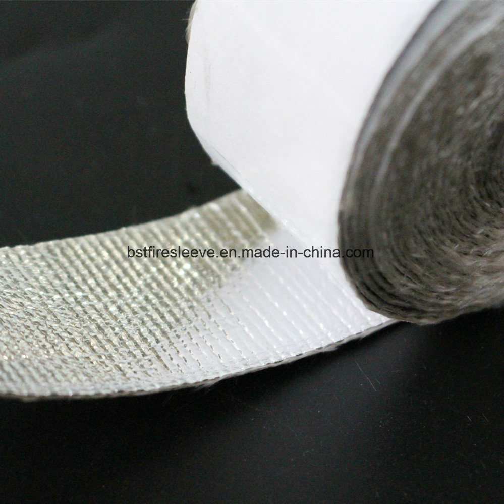 Aluminum Foil Coated Fiberglass Heat Reflective Tape with Adhesive