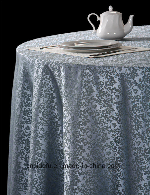 Customized Polyester or Cotton Dining Hotel Table Cloth with Napkin