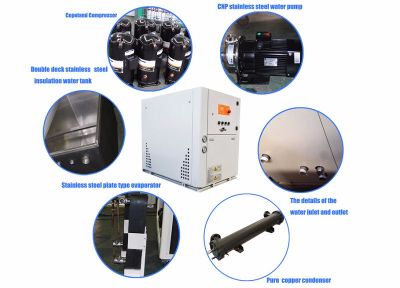 Quality Certification Water/Air Cooled Home/Industrial Water Chiller