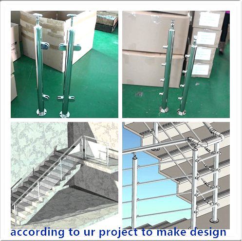 Moden Design Handrail Fitting 304 Stainless Steel Pipe Cover