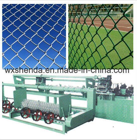 Fully-Automatic Chain Link Fence Making Machine Price/Wire Mesh Making Machine After Passing From The Die The Diamond Pattern Wire Is Automatically Throw