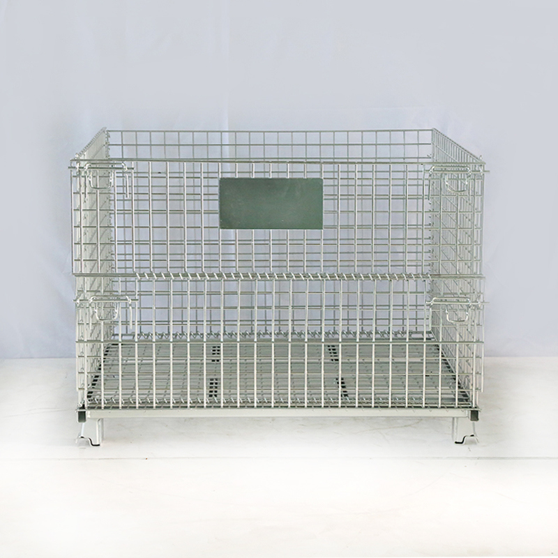 Wire Mesh Container/Storage Stackable Cage/Wire Basket Pallet Container