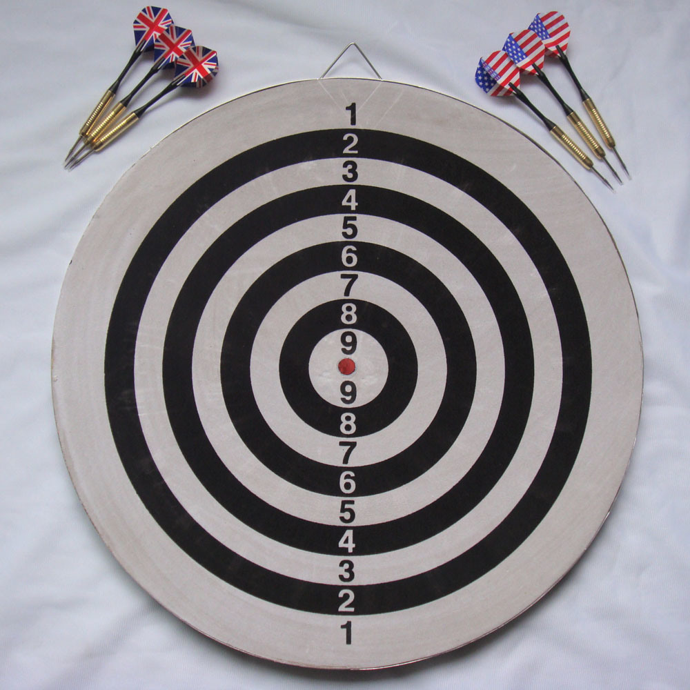 Portable High Quality Flocked Dartboard