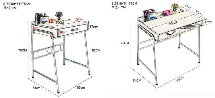 Home Office Furniture Wooden Children Desk for Student