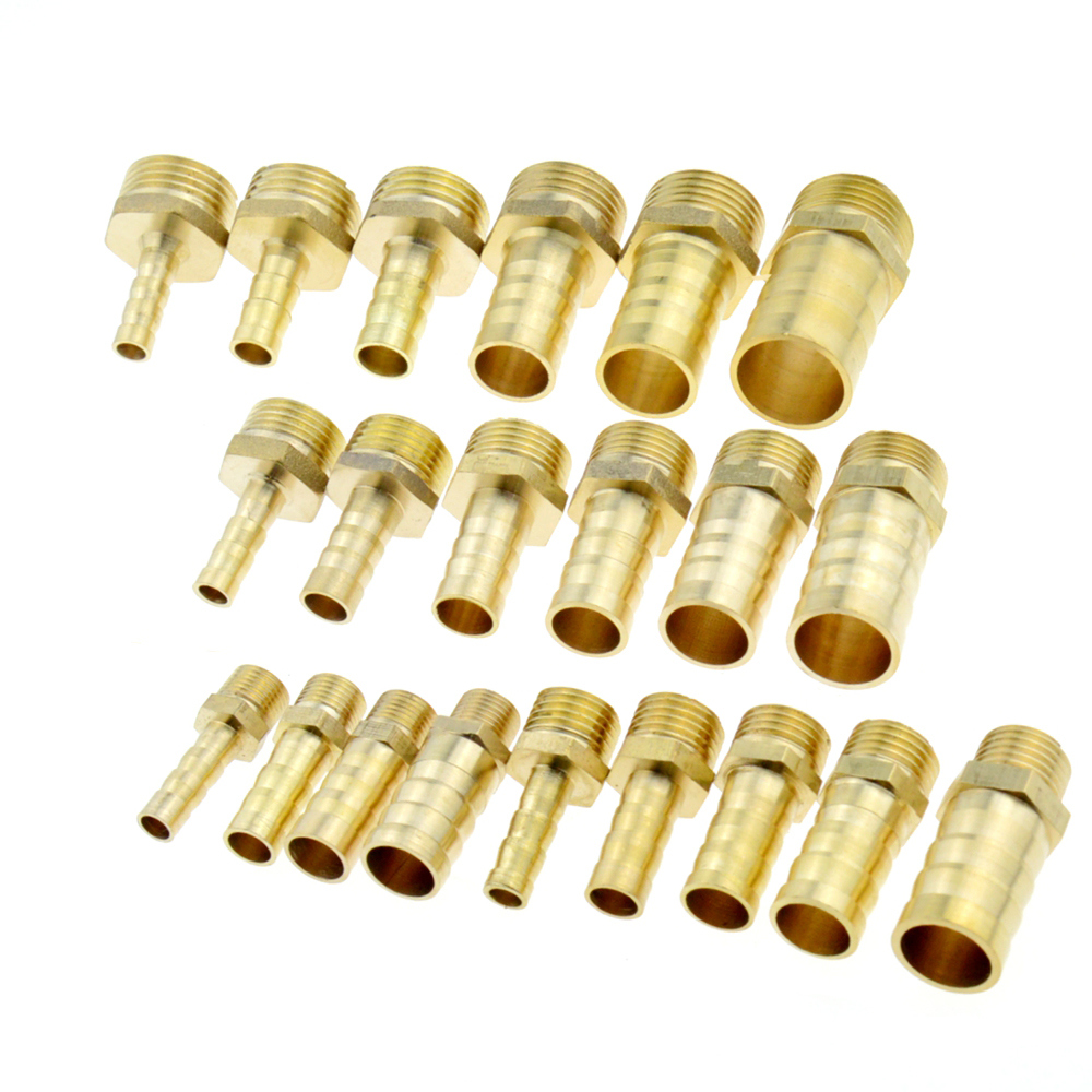 Brass Pipe Fitting 4mm 6mm 8mm 10mm 12mm 19mm Hose Barb Tail 1/8