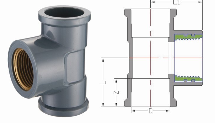 PVC Plastic Plumbing Pipe Fittings NBR5648/ BS 4346 DIN