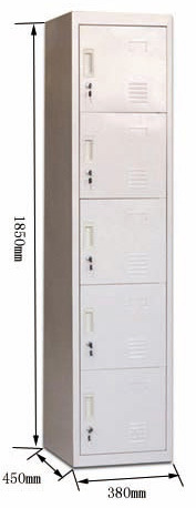5 Door Steel Locker for School or Library