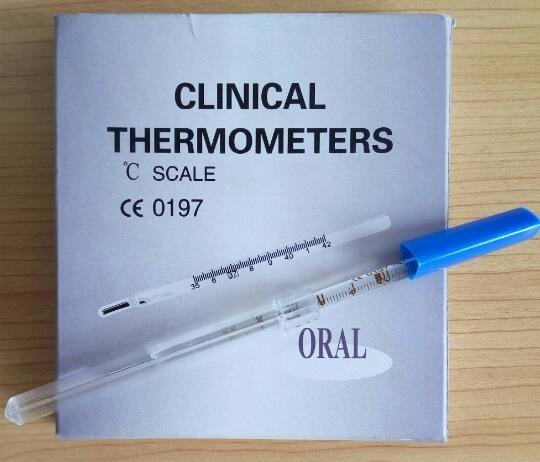 Clinical Mercury Thermometer Oral and Rectal Types, Ce&ISO
