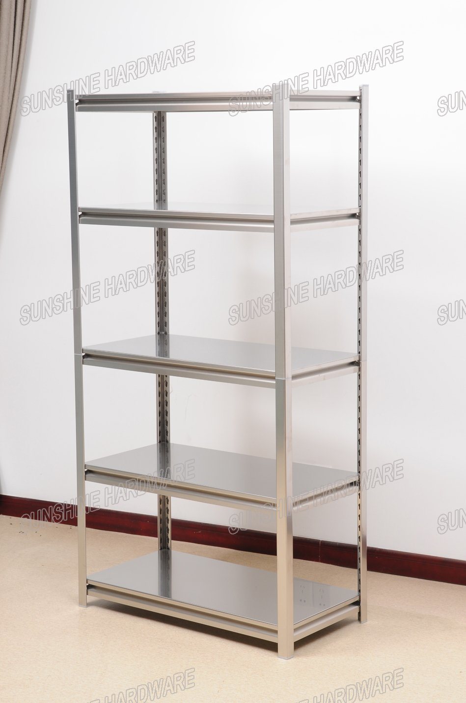 Stainless Steel Boltless Rivet Shelving