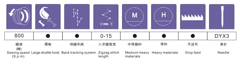 Xs0172 Heavy-Duty Zigzag Sewing Machine