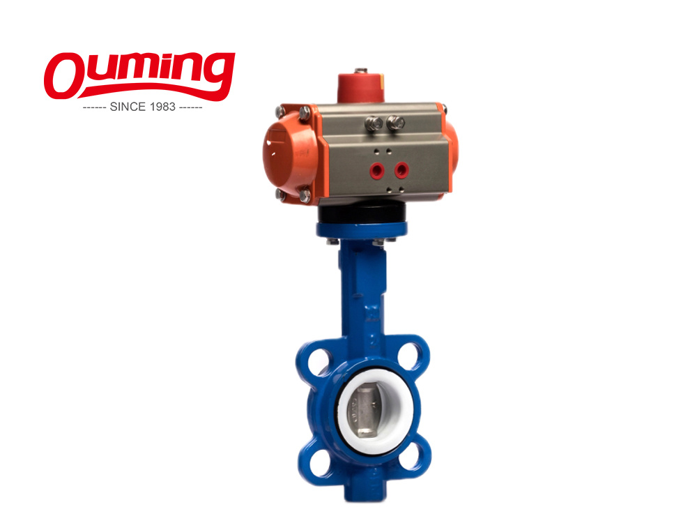 Dn100 Rubber Seal Electric Flange Sudmo Butterfly Valve