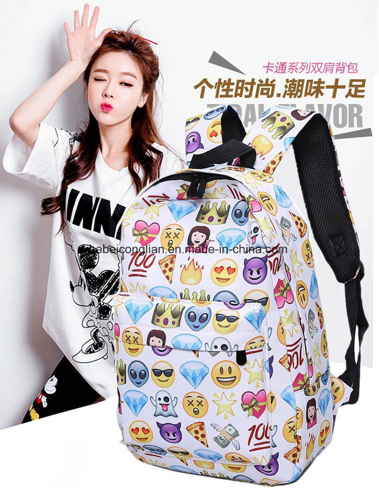 Promotional Cartoon Printing Backpack Set Double-Shoulder Briefcase Satchel School Bags