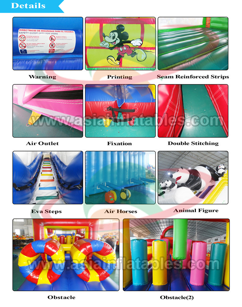 Inflatable Giant Playground Sports Inflatable Obstacle Games for Adult