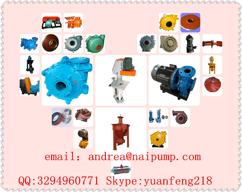 High Quality Mine Machine Rubber Liner Slurry Pump