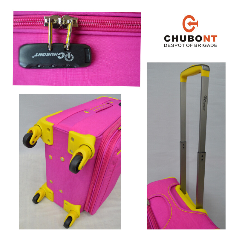 2017 Chubont Fashion Washing Cloth Material Travel Trolley Bag