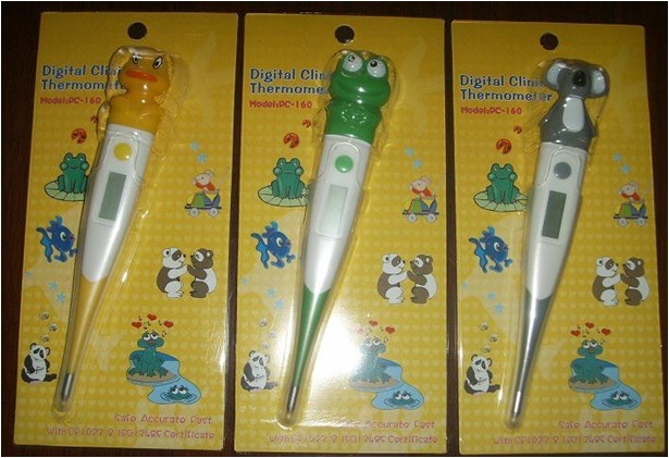 Cartoon Electronic Waterproof Flexible Fast Reading Baby Digital Thermometer