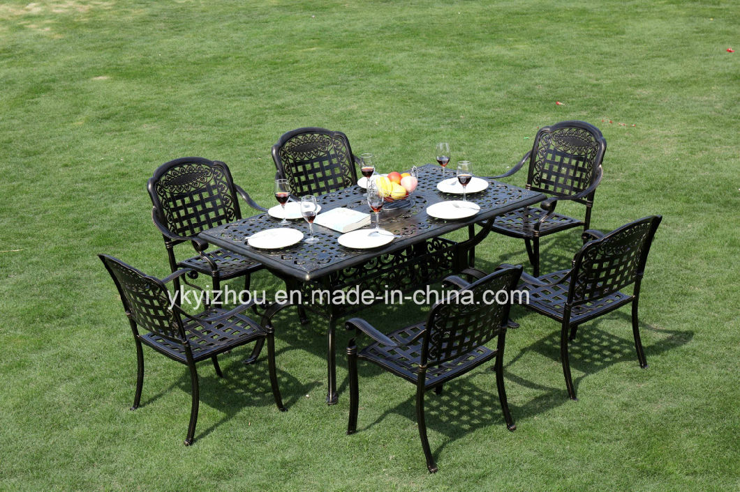 Cast Aluminum Tea Table and Chair Set Garden Furniture Outdoor Furniture-T019