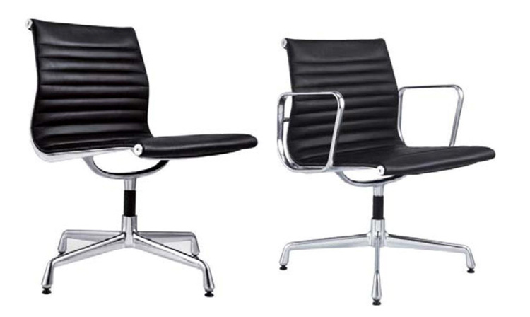Modern Bentwood Office Chair Swivel Computer Leather Office Chair Meeting Chair