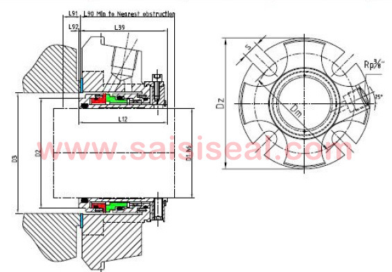 Mechanical Seal John Crane Type 5610