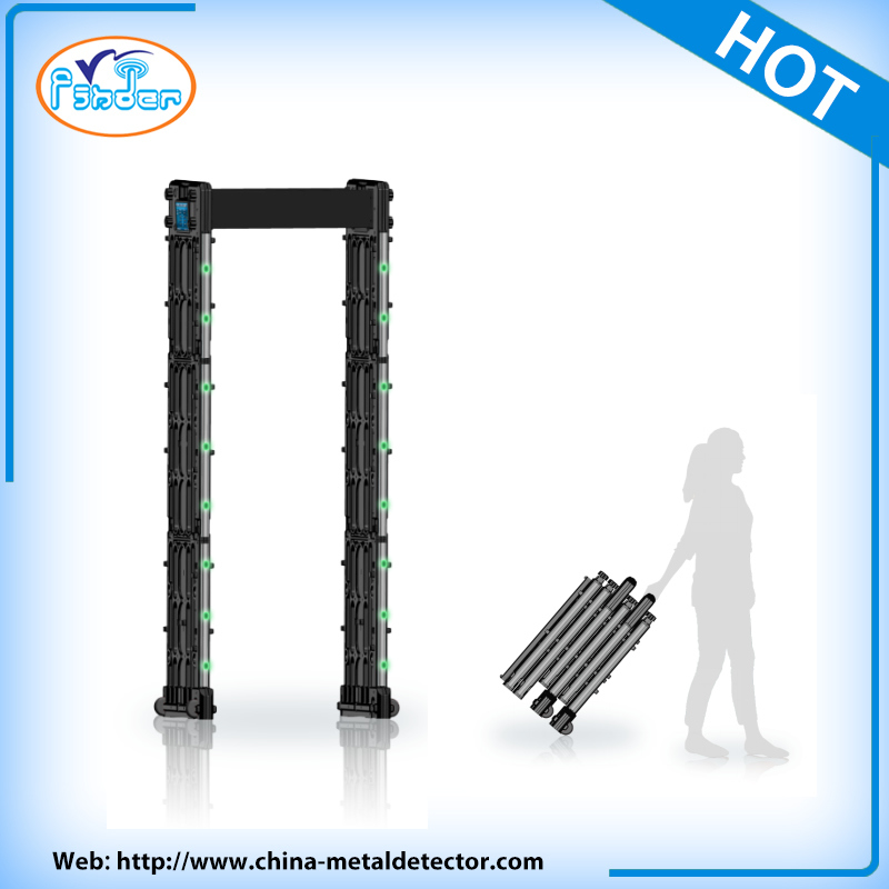 2017 New Touch Screen Digital Portable Walk Through Gate