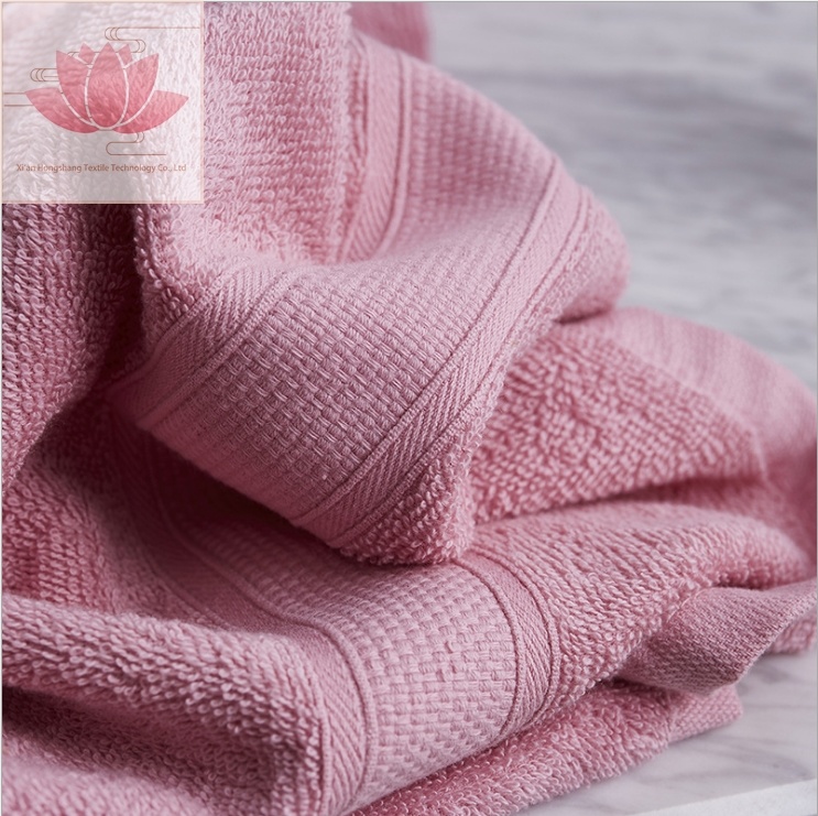 Luxury Customized 100% Cotton Jacquard Terry Washcloth/ Hotel Shower Towel