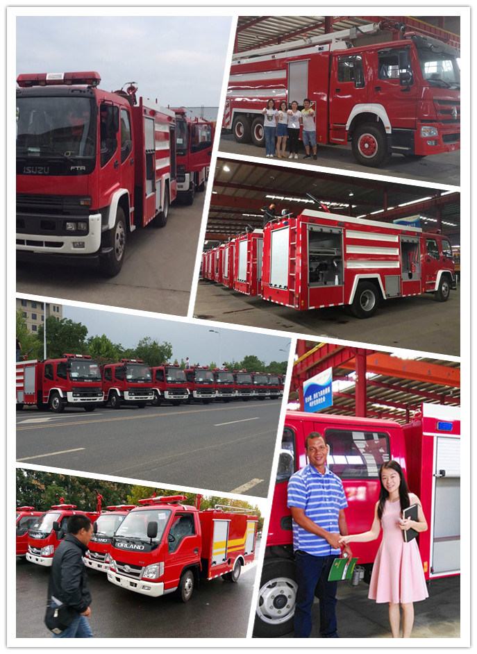 Factory Sale 4X2 Sinotruk 6000L Water and Foam Tanker Fire Truck, Fire Fighting Truck