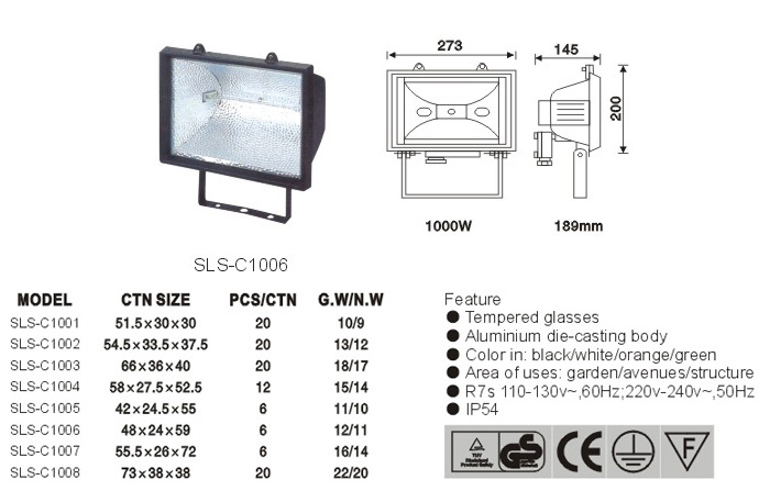 Factory Es20 Motion Sensor 6000K LED Lamp 10W Waterproof 110V LED Flood Light Fixture