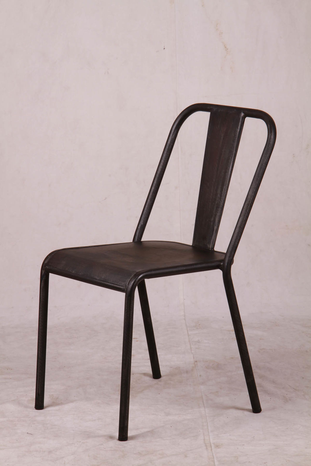 Metal Dining Restaurant Coffee Industrial Stacking Side Chair