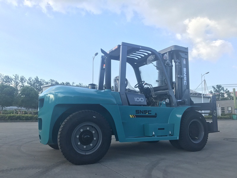 Construction Lift Truck Heavy Load 10 Tons Forklift Diesel