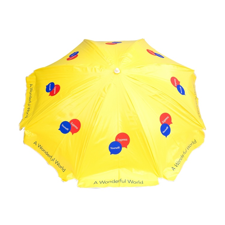 PVC Outdoor Sun Beach Umbrella Advertising Umbrella