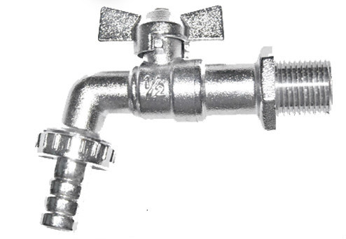 Brass Hose Cock/Bibcock/Tap with Alumium Handle (EM-V-A154)