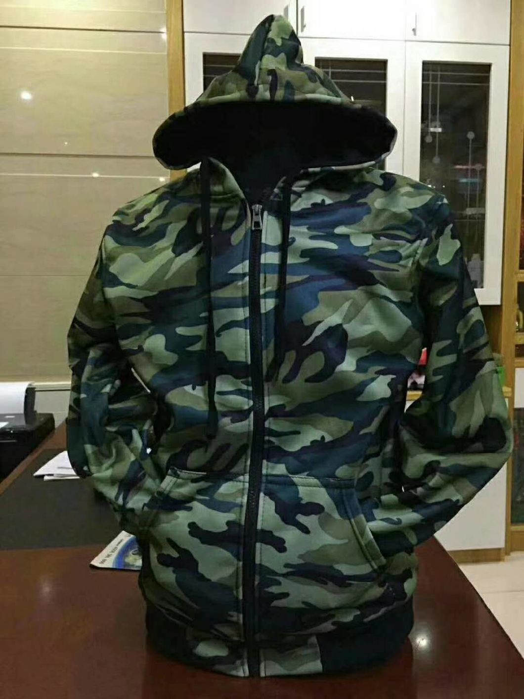 Best Selling Men Clothes Cotton Stock Camouflage Fleece