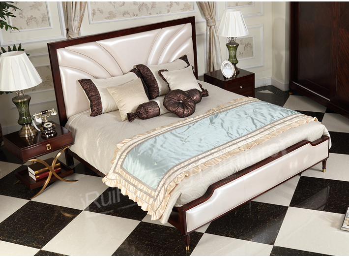 High End Leather Bed (B360)