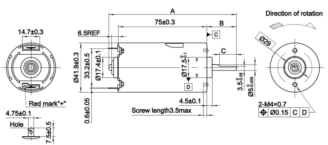 12V Electric Motor RS-790shf-8018r DC Motor for Cordless Drill