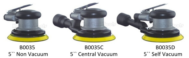 5in Backing Pad Air Sander with Vacuum