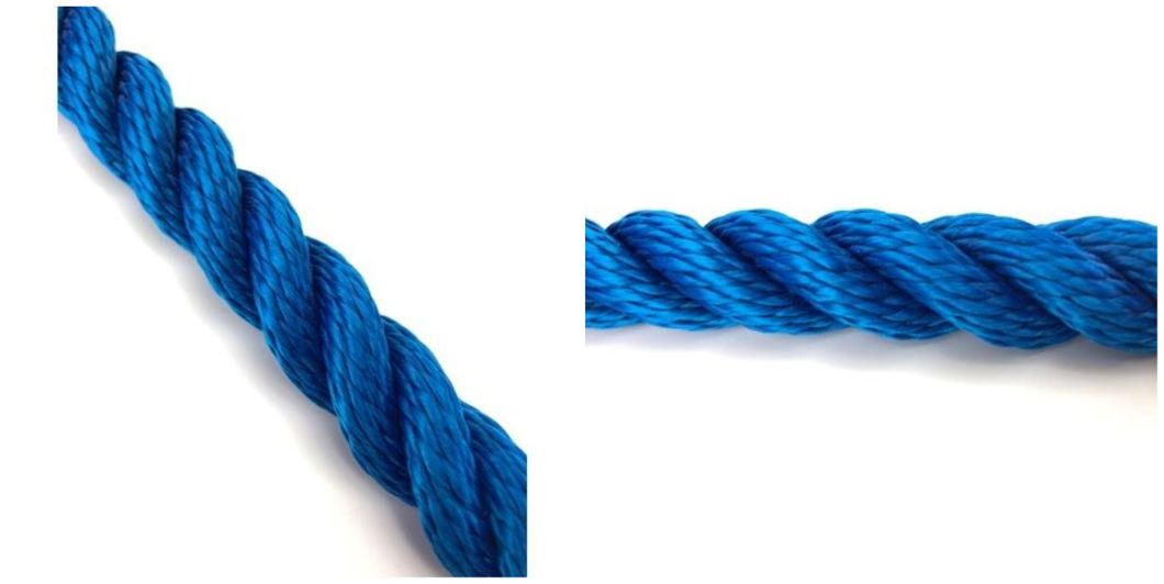 3 Strands 16mm Royal Blue Softline Multifilament Mooring Rope