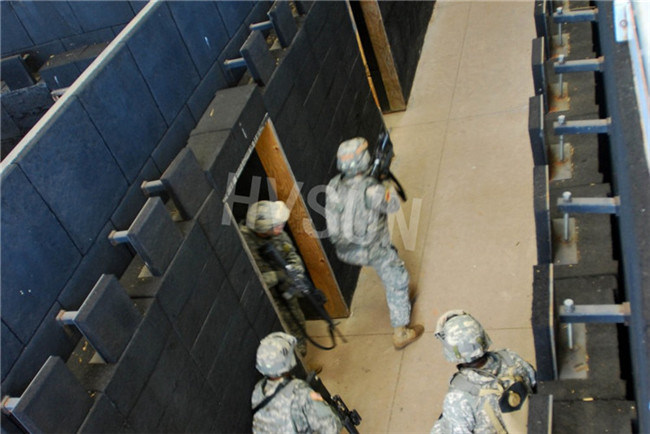 Ballistic Rubber Floor Tile for Shooting Range