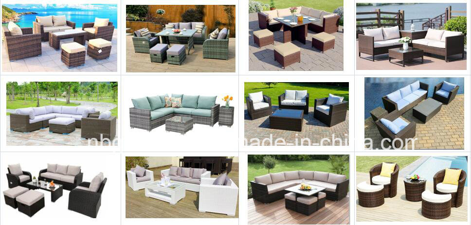 PE Rattan New Corner Outdoor Garden Leisure Patio Sofa Furniture (GN-9132S)