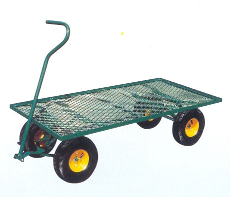 High Quality 700kgs Capacity Steel Mesh Utility Tool Cart/Garden Cart Tc1840