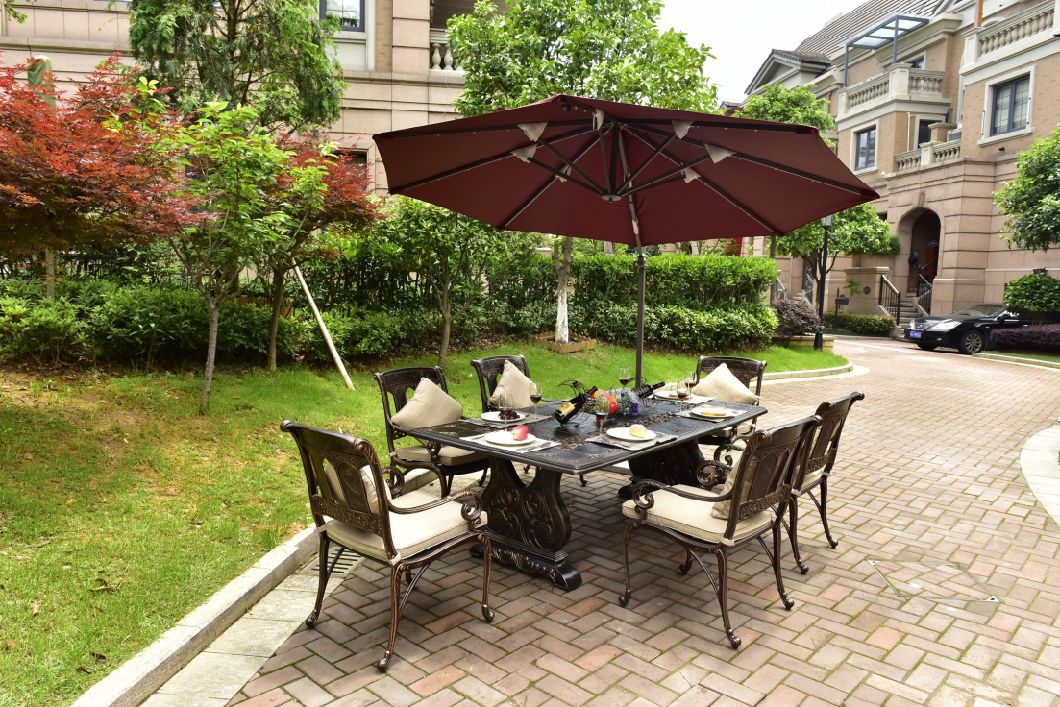 Cast Aluminum Tea Table and Chair Set Garden Furniture Outdoor Furniture-T002