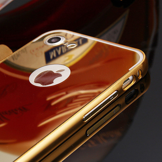 Aluminum Metal Mirror Smartphone Case for iPhone 7 7plus