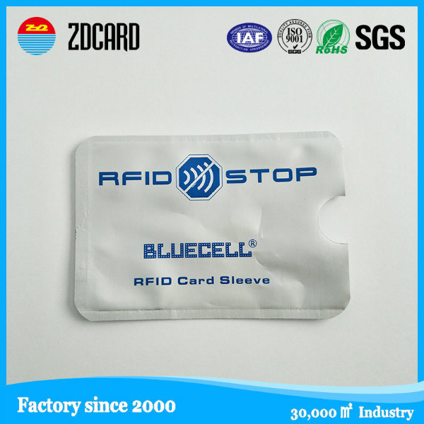 Secure Anti Tear RFID Passport and Card Holder