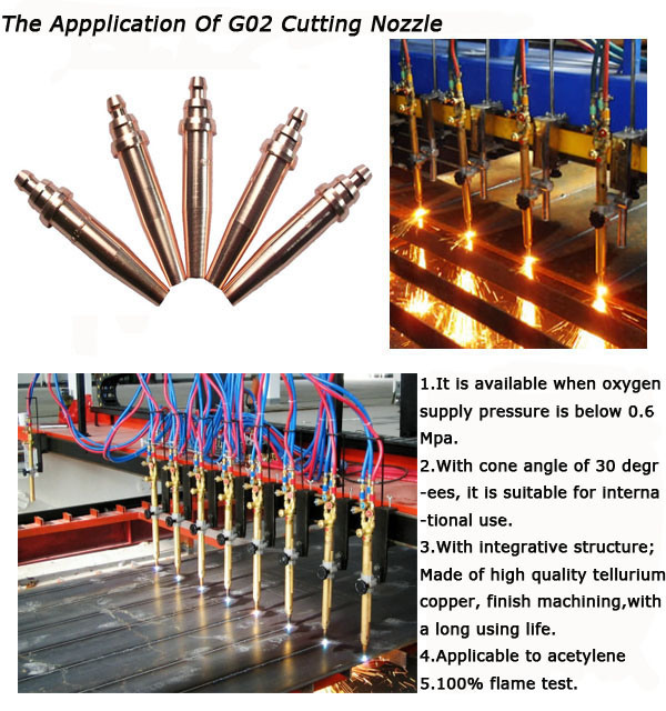 Anme G02 Cutting Nozzle for CNC Cutting Machine