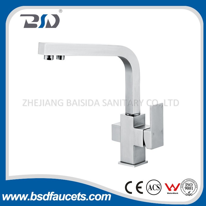 High Quality Russian Market Three Way Drinking Water Kitchen Faucet