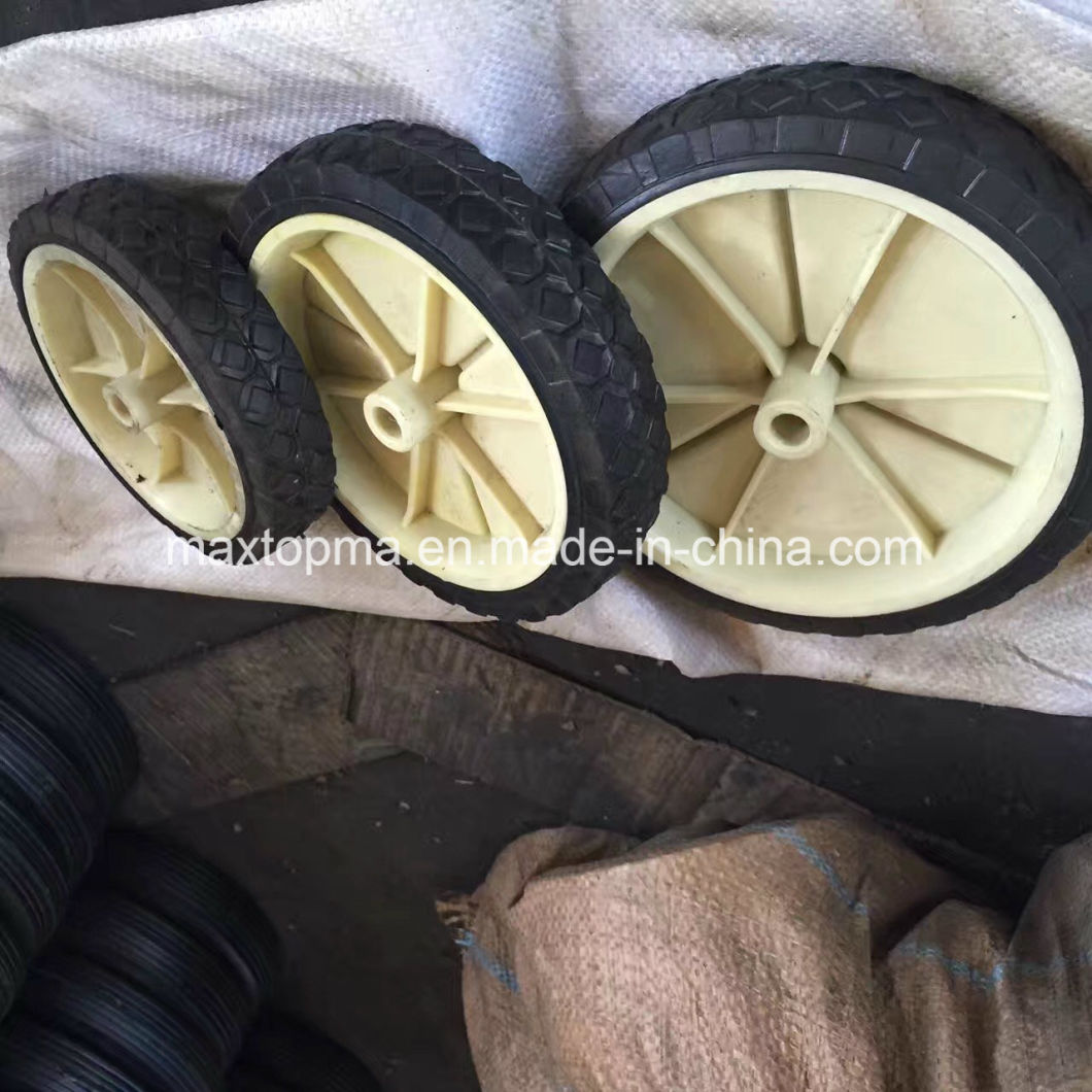 650-8 Maxtop Rubber Flat Free PU Foam Trolley Wheel