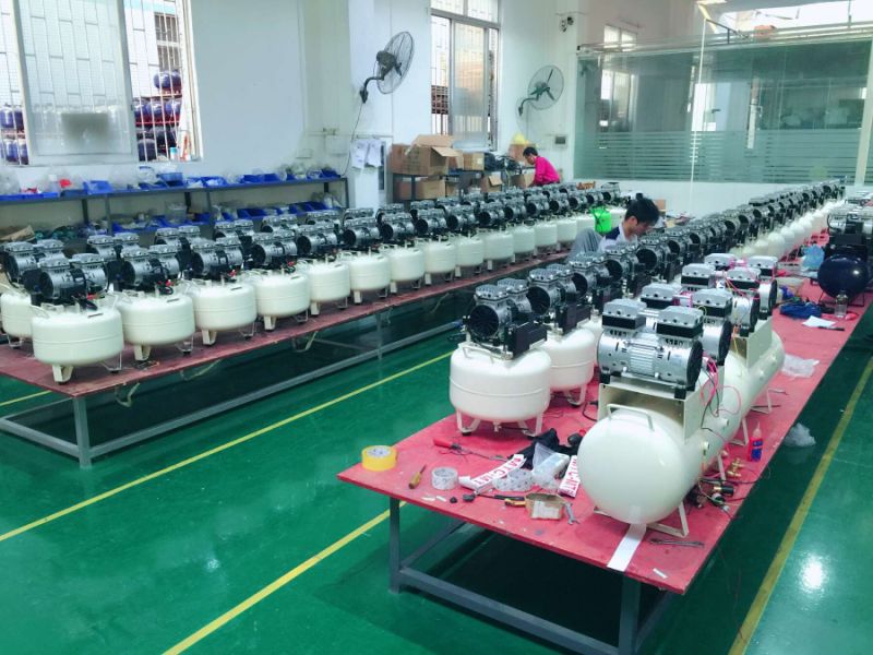 Foshan Factory High Quality Silent Oilless 550W Dental Air Compressor