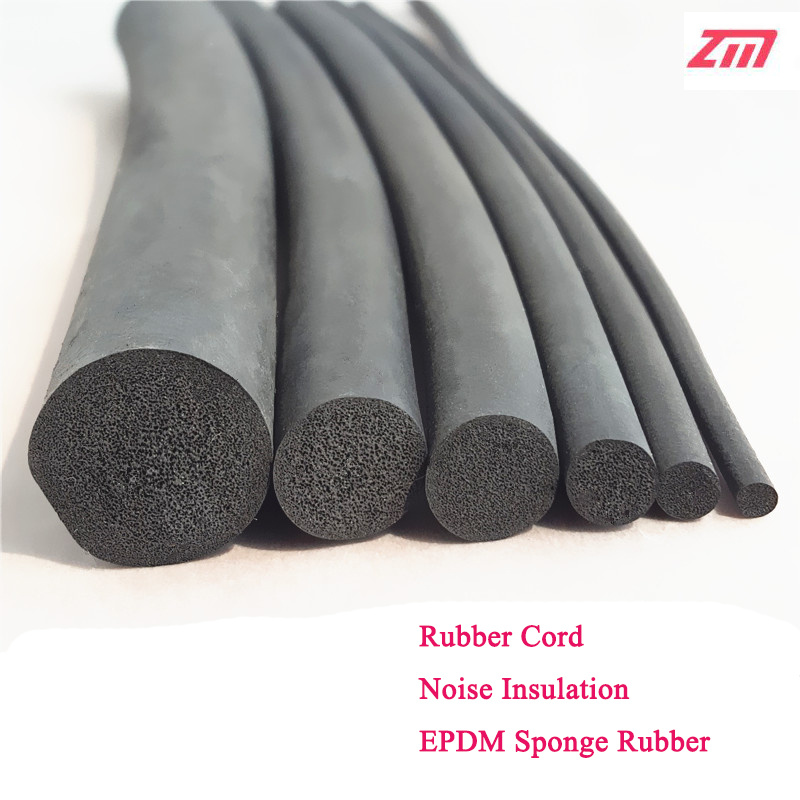 High Performance Extruded EPDM Sponge Rubber Cord